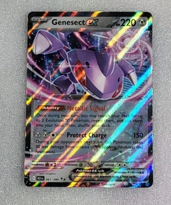 Genesect ex 067/086 NM/M SV Scarlet Violet Black Bolt Pokemon TCG - Picture 1 of 2