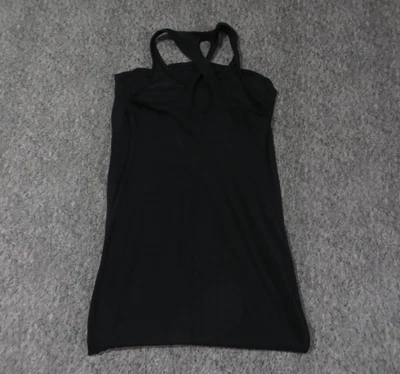 Maxi Vestido sin Mangas Lululemon Get Going Para Mujer Extra Pequeño Espalda Corredora Nulu Negro Foto 1 de 4