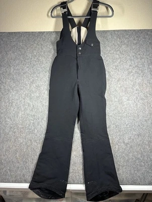 Pantalones con tirantes de esquí Bogner para mujer negros talla 8 regular mezcla de lana cintura alta elásticos Foto 1 de 4