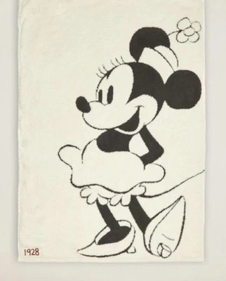 NUEVO CON ETIQUETAS Barefoot Dreams CozyChic Clásico Disney Minnie Mouse Manta 45"x 60" Foto 1 de 4