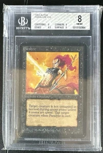 Magic the Gathering Paralyze LIMITED EDITION ALPHA 1993 BGS 8 NM - Picture 1 of 4