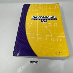 Saxon Math Homeschool 8/7 with Prealgebra by Hake and Saxon - 2004 Paperback - Imagen 1 de 21