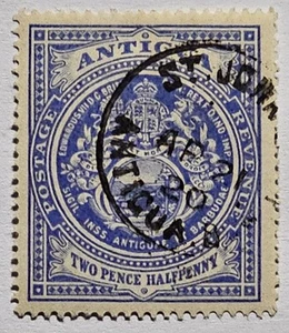 ANTIGUA EVII CLASSICS 1908 2 1/2d Very Fine Used €23. SG46 - Picture 1 of 2