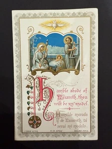 heilige karte chromolithographie santino bild pieuse SAGRADA FAMILIA s - Bild 1 von 2