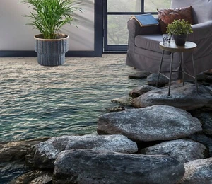 3D Stone Ocean 52RAI82 Floor WallPaper Murals Wall Print Decal AJ WALL Fay - Picture 1 of 6