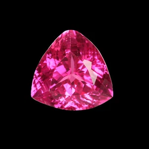7.Carat Red Ruby Trillion Shape Lab-Created Loose Gemstone For Jewelry Making - Picture 1 of 6