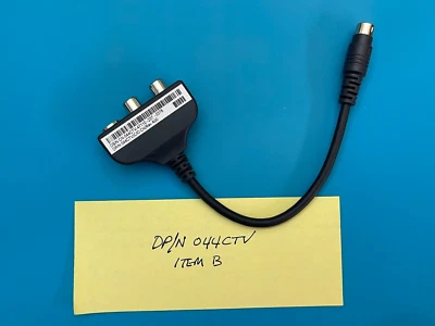 CABLE TV DELL DP/N 044CTV ADAPTADOR S-VIDEO VINTAGE OEM CAJA ABIERTA (LISTADO B) Foto 1 de 4