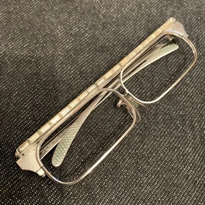 Montatura occhiali da vista vintage Tiny Tura espandibili retrattili compatti tascabili argento 44 - Foto 1 di 20