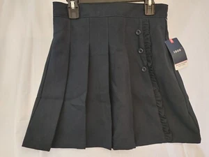 Izod Girls' School Uniform, Scooter with Ruffles, Navy, Size 10 Regular **NEW** - Picture 1 of 3