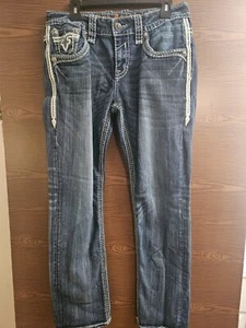 Größe W31 L31 Rock Revival Jerret Straight Herren Jeans INVPV3187 - Bild 1 von 4