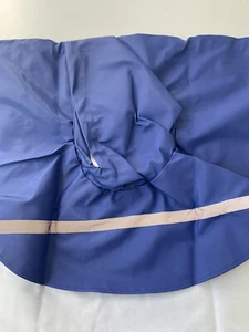 Rain Coat With Hood For Large Dog XXL (Blue w/Iluminating Strip) - Picture 1 of 5