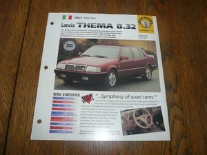 Lancia Thema 1990 8.32 folleto IMP ÚNICO  - Imagen 1 de 3