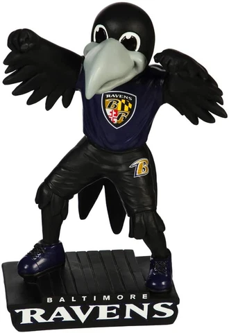 NFL Baltimore Ravens Mascot Garden Statue Figure Football Cover
