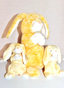 TY GRACE RABBITS BUDDY AND 2 BABIES LOT TAG SPACES MINT CONDITION RETIRED 2000 - Imagen 1 de 8