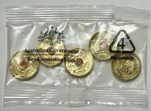 2020 Australian Firefighters $2 RAM Coloured Coin Bag (5 Coins) - Picture 1 of 2