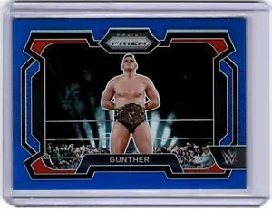 Gunther 2024 Panini Prizm WWE Blue Prizm #50 WWE Raw #115/199 - Picture 1 of 2