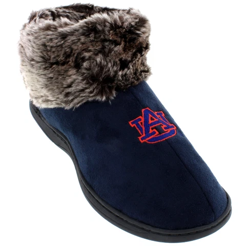 Auburn Tigers Faux Sheepskin Furry Top Slipper Cover