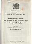 Railway Accident Report LAPWORTH STATION 1969