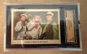 1959 FLEER THE 3 STOOGES #83 IS THERE A DOCTOR IN THE HOUSE... SGC 5.0 EX - Picture 1 of 2