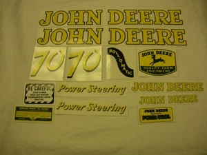 Decal Set fits John Deere Model 70 Tractor - NEW FREE SHIPPING - Picture 1 of 1