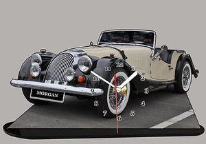 MODEL CARS, MORGAN-03,11,8x 7,8 inches and aluminium with Clock - Picture 1 of 1