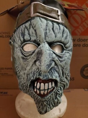 Ghostbusters Child Sparky the Subway Ghost 3/4 Mask Ghoul Scary Blue Old Man  - Image 1 of 4