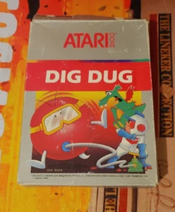 Dig Dug (1982) para ATARI VCS 2600 (Módulo, Manual, Caja) clásico funciona 8 bits CIB - Imagen 1 de 4