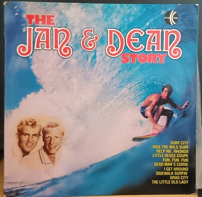 Jan & Dean ‎– The Jan & Dean Story - 1979 LP record excellent, cover VG - Image 1 of 3