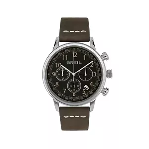 Mens Wristwatch BREIL OUTRIDER TW2060 Chrono Leather Brown Black - Picture 1 of 1