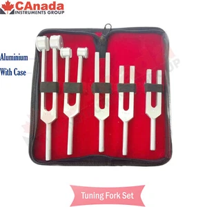 Medical Tuning Tunning Fork Chakra 5pcs Set Made Of Aluminium - Picture 1 of 2
