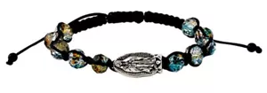 Pulsera Cordón Ajustable Nuestra Señora de Guadalupe Rosario NUEVO Católico - Imagen 1 de 1