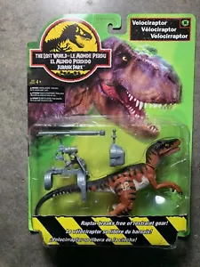 Jurassic Park JP06 Lost World Site B Raptor Velociraptor w/ Restraining Gear MOC - Picture 1 of 2