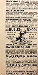 Anuncio impreso vintage del directorio escolar de niños de National Geographic 1938 - Imagen 1 de 2