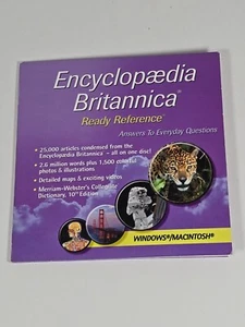 Encyclopedia Britannia Ready Reference CD-ROM Windows Macintosh - Picture 1 of 6