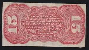 US 15c Fractional Currency Note Specimen Red Back FR 1274sp Ch CU - Picture 1 of 2
