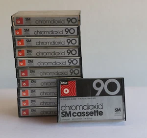 11 cintas cassette de dióxido de cromo BASF SM 90 - Imagen 1 de 1