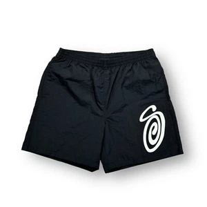Pantalones cortos de playa Stussy negros 30 - Imagen 1 de 6