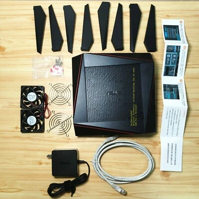 ASUS NEW OEM RT-AC5300 tri-band wireless Gigabit MU-MIMO game router AIMESS - Image 1 of 4