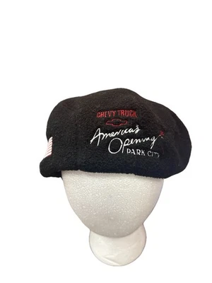 VTG  Conte Of Florence Cabbie Newsboy Cap EcoSki Chevy America Opening ParkCity - Image 1 of 4