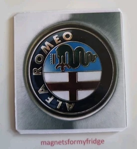 IMÁN NEVERA LOGOTIPO PLACA COCHE ALFA ROMEO - M659 - Imagen 1 de 1