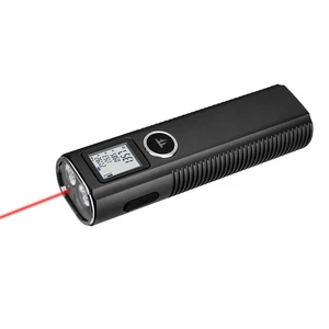 Mini X7 flache EDC Taschenlampe wiederaufladbar mit rotem Strahl, Entfernungsmesser Funktion... - Bild 1 von 7