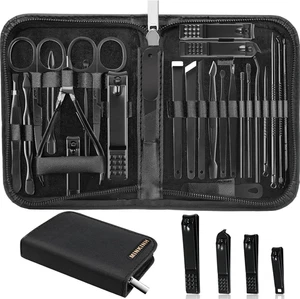 Juego de Manicura Kit Cortaúñas Profesional-26 Piezas Acero Inoxidable Manicura Ki - Imagen 1 de 12