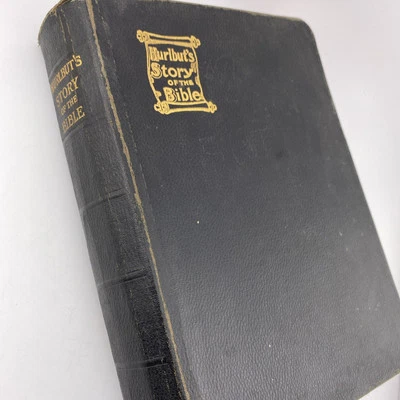 Hurlbut's Story of the Bible Christianity Childrens Youth Vintage 1932 Black - Image 1 of 4
