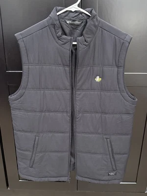 Travis Mathew’s Men’s Golf Vest Black Size Large White Manor Country Club NWOT - Image 1 of 4