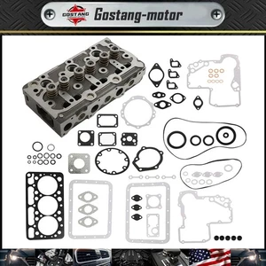 Fit For Kubota D950 D850 Engine Cylinder Head w/Valves + Full Gasket Kit US - Picture 1 of 13
