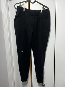 Under Armour Black Girls Sweat Pants Youth Large - Picture 1 of 4