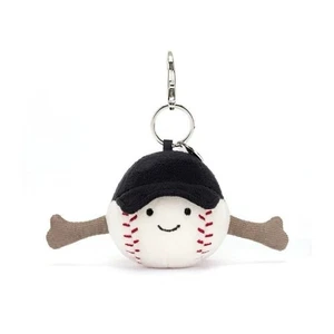 Jellycat Amuseables Sports Baseball Bag Charm Key Chain-Valentine's Day Gift - Picture 1 of 6