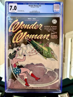 Wonder Woman #32 CGC 7.0 White Pages - Image 1 of 3