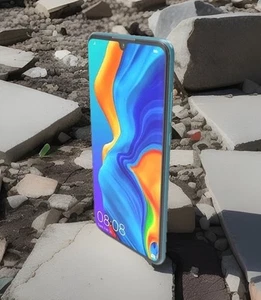 Huawei P30 Lite Peacock Blue 128GB 6.2In 48Mp Locked Great Condition Grade A - Picture 1 of 7