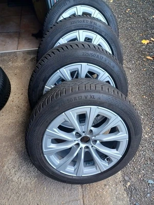 BMW 3er G20 G21 Winterreifen Winterräder 225/50 R17 Continental -8mm 4er G22 G23 - Bild 1 von 4